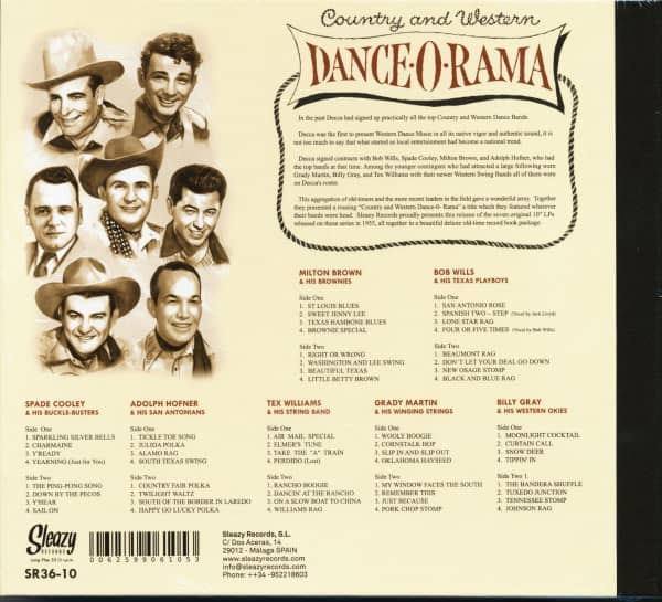 Country and Western Dance-O-Rama - The Complete Works (7-LP, 10inch, Deluxe Album)