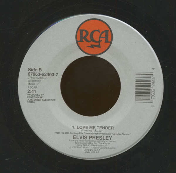 Blue Christmas - Love Me Tender (7inch, 45rpm)