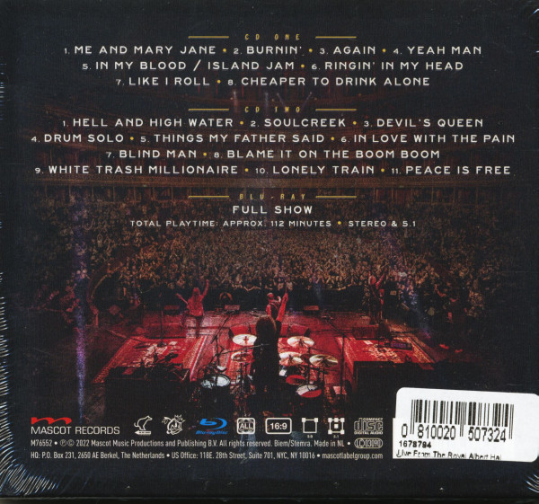 Live From The Royal Albert Hall...Y'All! (2-CD, 1Blu-ray disc)