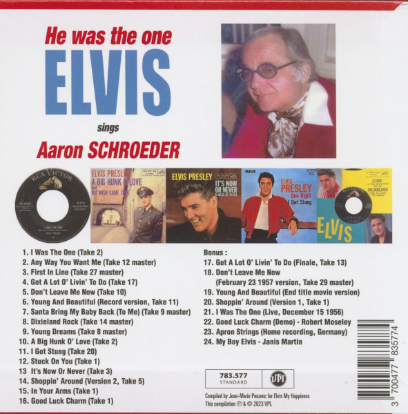 He Was the One - Elvis Sings Aaron Schroeder (CD)