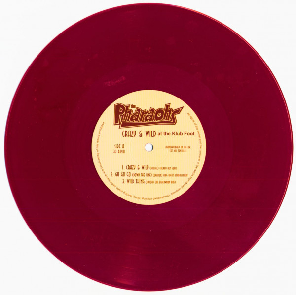 Crazy & Wild - Live At The Klub Foot (10inch LP, colored vinyl)
