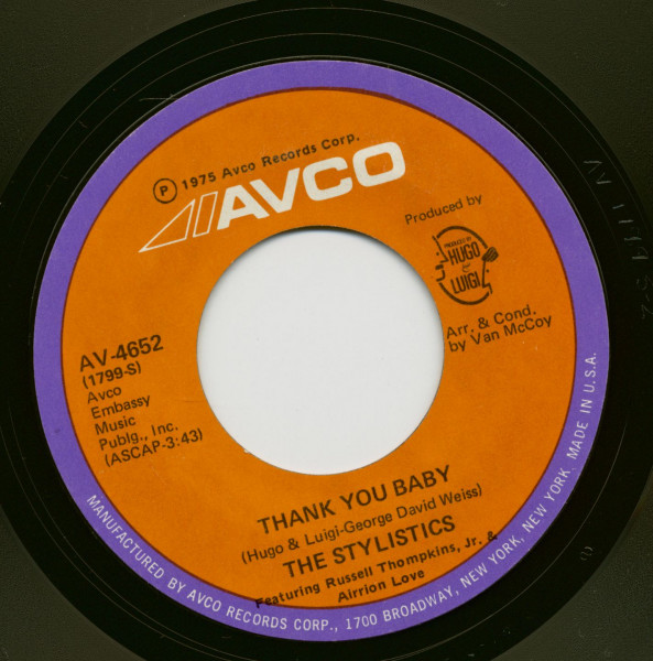 Sing Baby Sing - Thank You Baby (7inch, 45rpm)