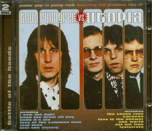 Todd Rungren vs Utopia - Their Greatest Hits (2-CD) Todd Rungren vs Utopia - Their Greatest Hits (2-CD)