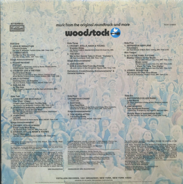 Woodstock - Music From The Original Soundtrack And More (3-LP)