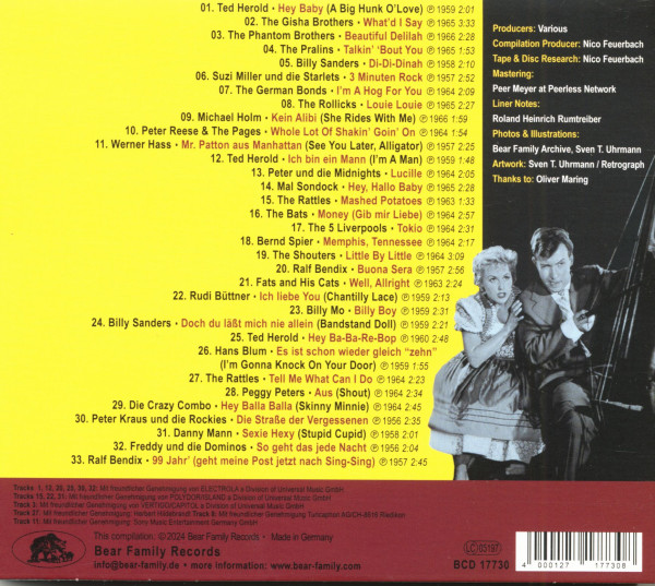 Rockin' With The Krauts - Real Rock 'n' Roll Made In Germany (CD), Vol. 5