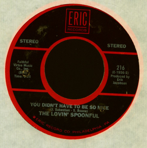 Do You Believe In Magic - You Didn't Have To Be So Nice (7inch, 45rpm)
