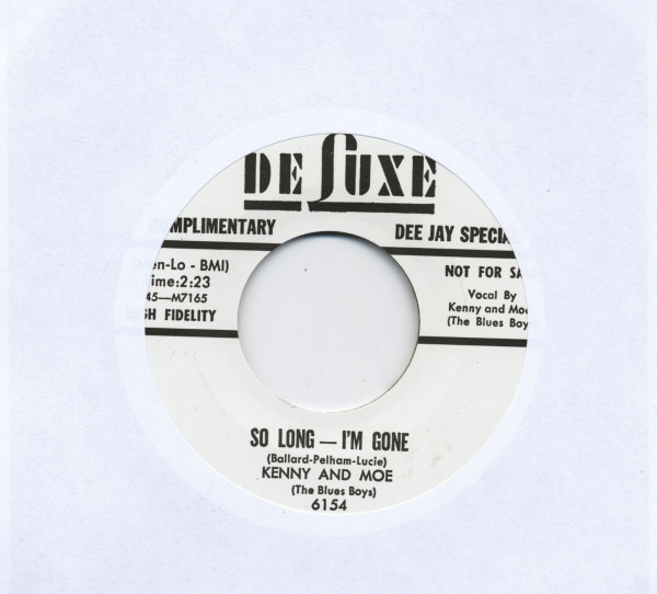 So Long - I'm Gone - Double Talk Baby (7inch, 45rpm)