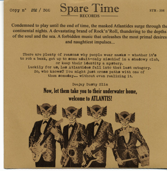 Blastin Surf’n’Roll From The Abyss (7inch, 45rpm, EP)