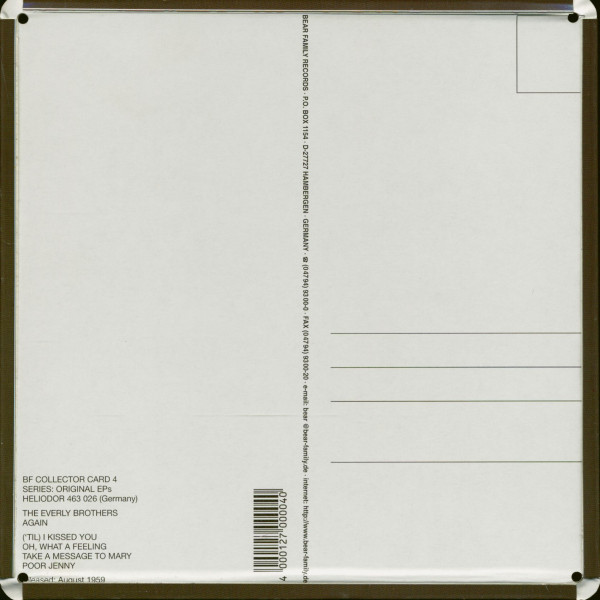 Collector Card Vol.4 - The Everly Brothers Again