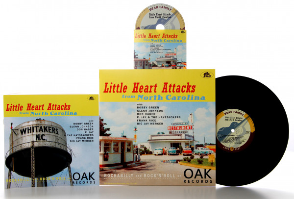 Little Heart Attacks From North Carolina -Rockabilly and Rock 'n' Roll on Oak Records (LP, 10inch & CD, Ltd, 45rpm)