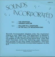 Aperçu: Sounds Incorporated (EP, Australian 7inch EP Series, 45rpm, PS, SC) Aperçu: Sounds Incorporated (EP, Australian 7inch EP Series, 45rpm, PS, SC)