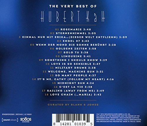 The Very Best Of Hubert Kah (Curated By Blank & Jones) (CD)