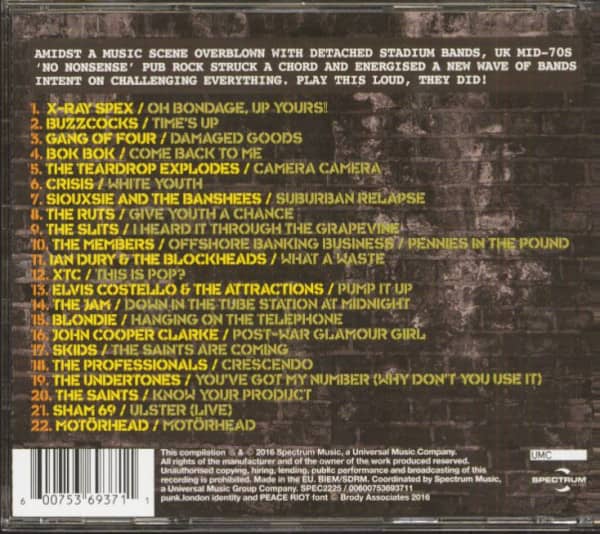 Punk, London - 40 Years Of Subversive Culture (CD)