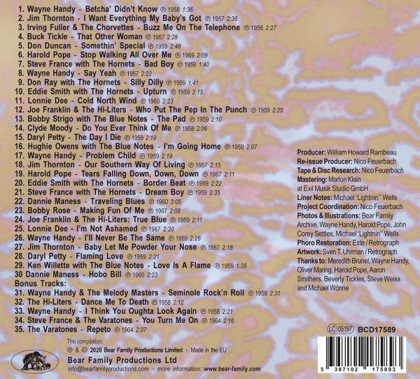 Vol.33 - Rockabilly And Rock 'n' Roll From The Vaults Of Renown & Hornet Records (CD)