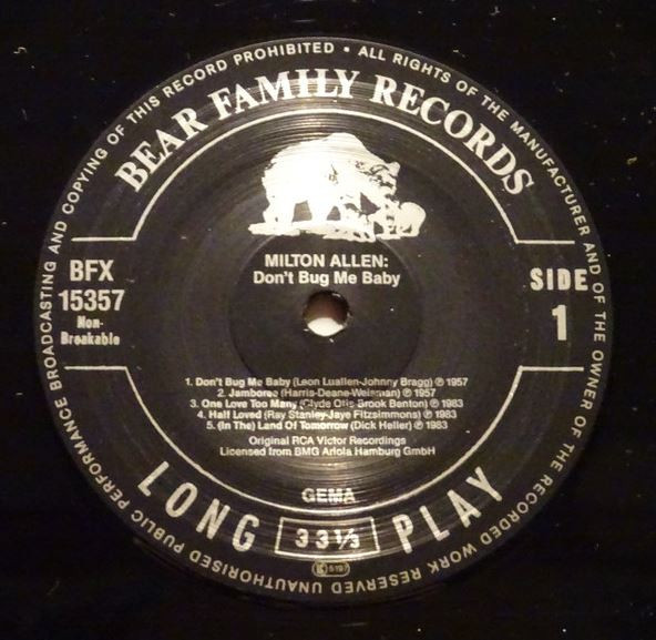 Don't Bug Me Baby (LP)