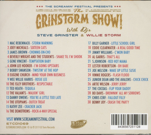 The Grinstorm Show! - The Screamin' Festival Presents (CD)