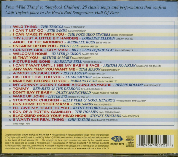 Wild Thing - The Songs Of Chip Taylor (CD)