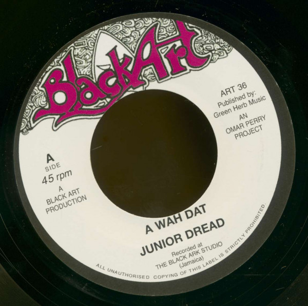 Junior Dread - The Upsetters (7inch, 45rpm, BC) Junior Dread - The Upsetters (7inch, 45rpm, BC)