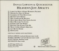 Aperçu: Heaven's Joy Awaits (CD) Aperçu: Heaven's Joy Awaits (CD)