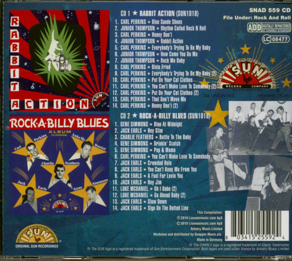 Ding Dong Presents Vol.1: Rabbit Action - Rockabilly Blues (2-CD)
