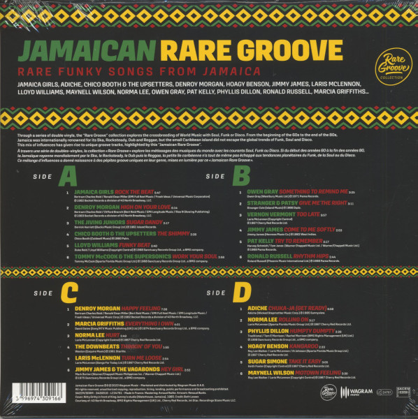 Jamaican Rare Groove : Rare Funky Songs From Jamaica (2-LP)