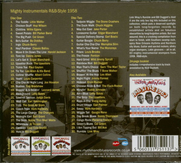 Mighty Instrumentals R&B Style 1958 (2-CD)