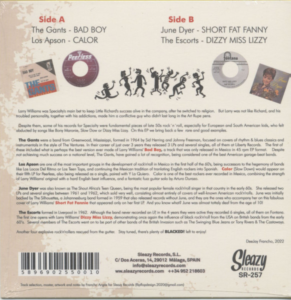 Blacked! 'N' Williams'D! Vol.6 (7inch, EP, 45rpm)