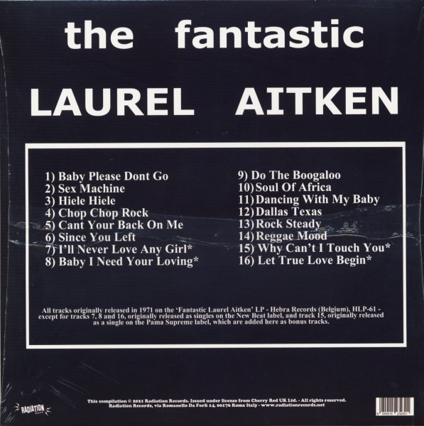 The Fantastic Laurel Aitken (LP)