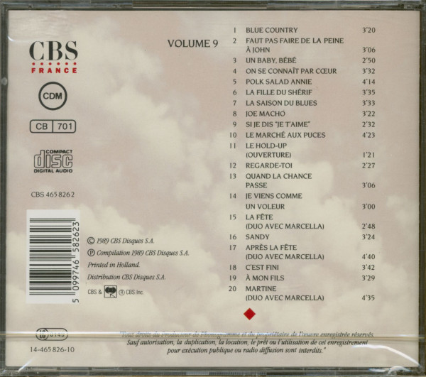 Vol. 9 - Faut Pas Faire De La Peine A John (CD)