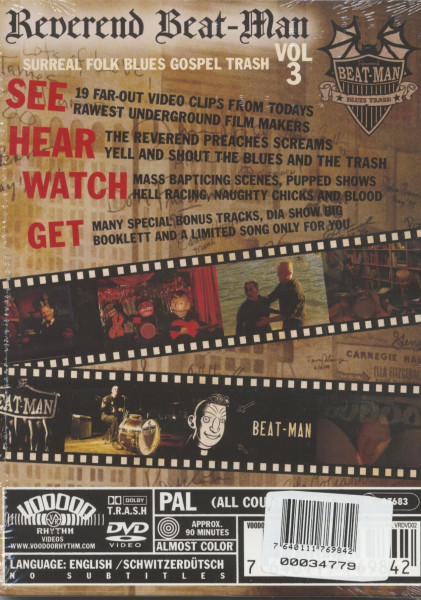 Surreal Folk Blues Gospel Trash Vol.3 (DVD)