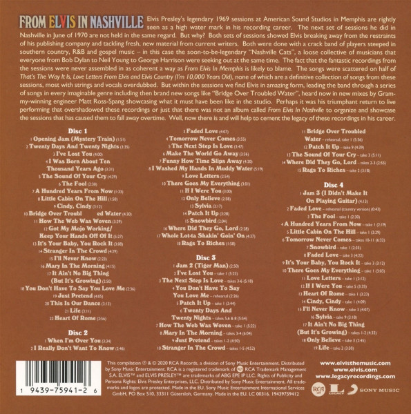 From Elvis In Nashville (4-CD)