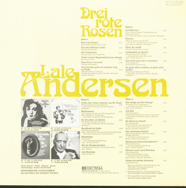 Drei Rote Rosen (2 LP)