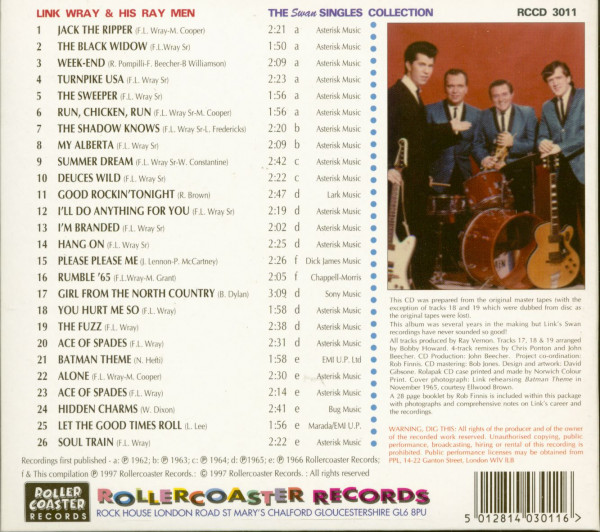 The Swan Singles Collection (CD)