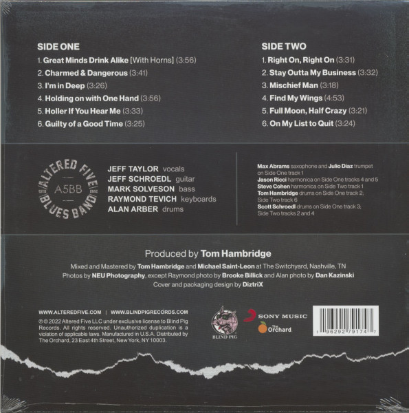 Altered Five Blues Band - 20th Anniversary (LP, Ltd.)
