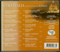 Aperçu: Ciao Italia - Great Italian Songs (CD) Aperçu: Ciao Italia - Great Italian Songs (CD)