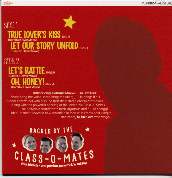 True Lover's Kiss - Let Our Story unfold - Let's Rattle - Oh, Honey! (7inch, 45rpm, EP)