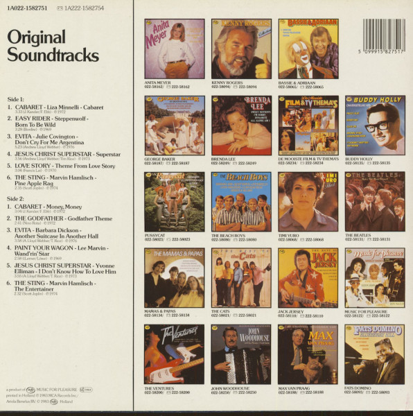 Music For Pleasure Presents Original Soundtracks (LP)