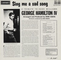 Aperçu: Sing Me A Sad Song - Tribute To Hank Williams (LP) Aperçu: Sing Me A Sad Song - Tribute To Hank Williams (LP)