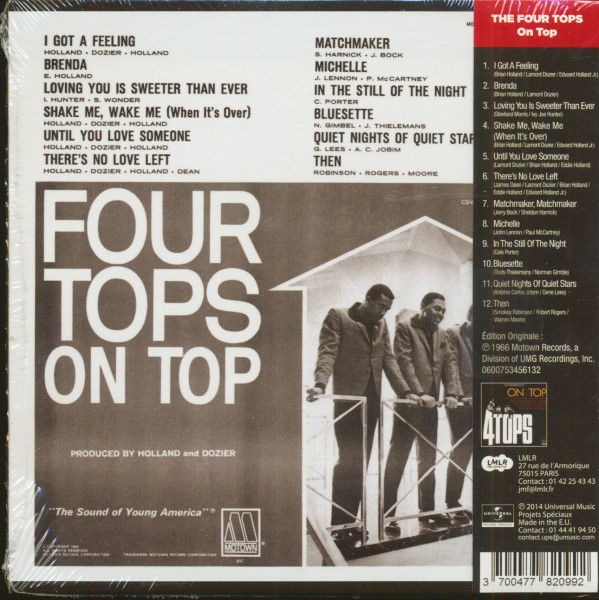 Four Tops On Top (CD, Limited Edition)