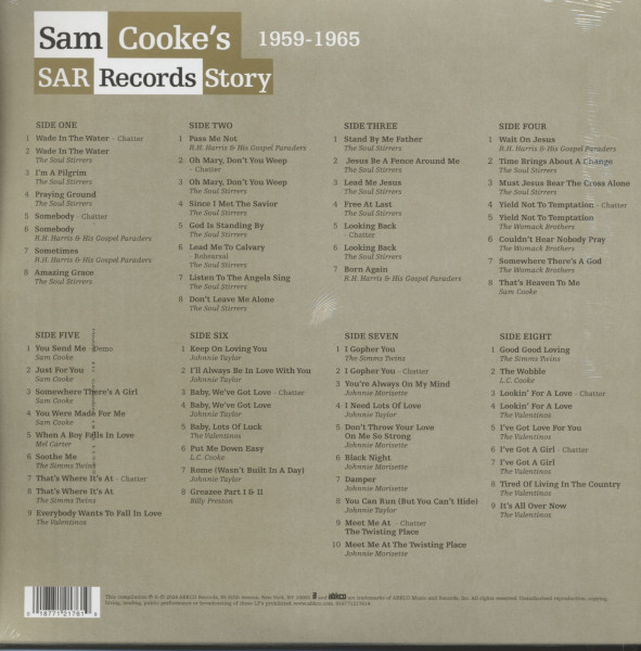 Sam Cooke's Sar Records Story 1959-1965 (4-LP Set)