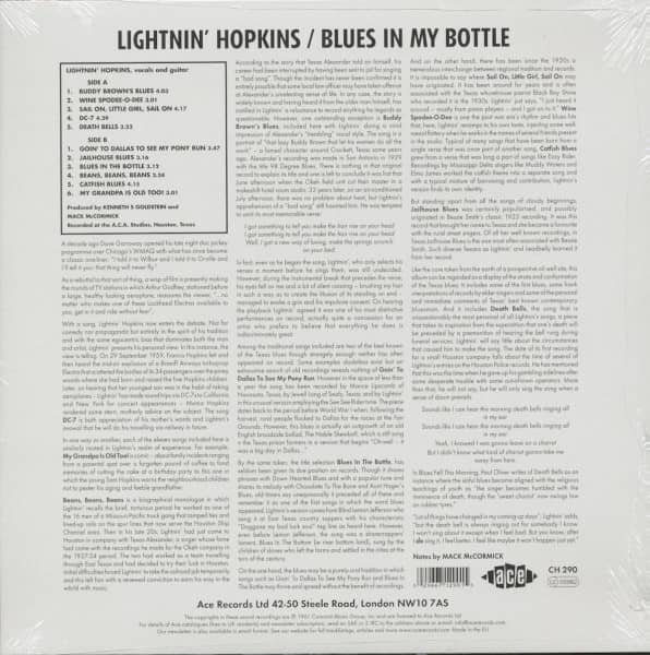 Blues In My Bottle (LP)