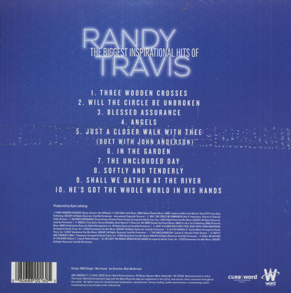 The Biggest Inspirational Hits Of Randy Travis (LP)