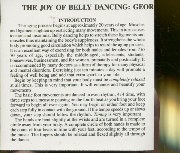 The Joy Of Belly Dancing (CD)
