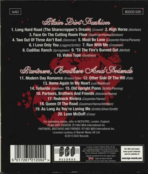 Plain Dirt Fashion - Partners, Brothers & Friends (CD)