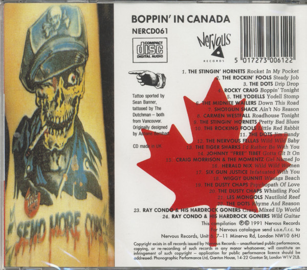 Boppin' In Canada (CD)