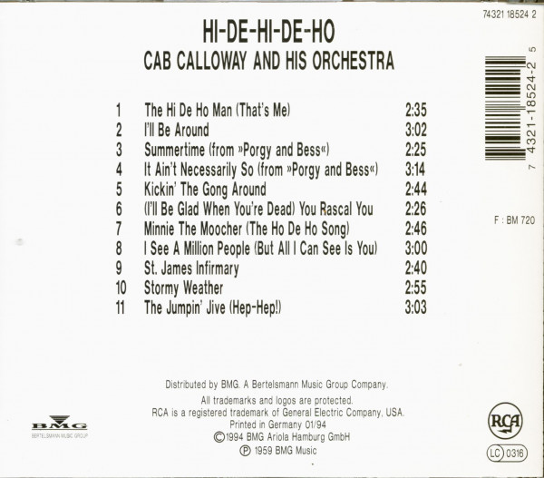 Hi-De-Hi-De-Ho (CD)
