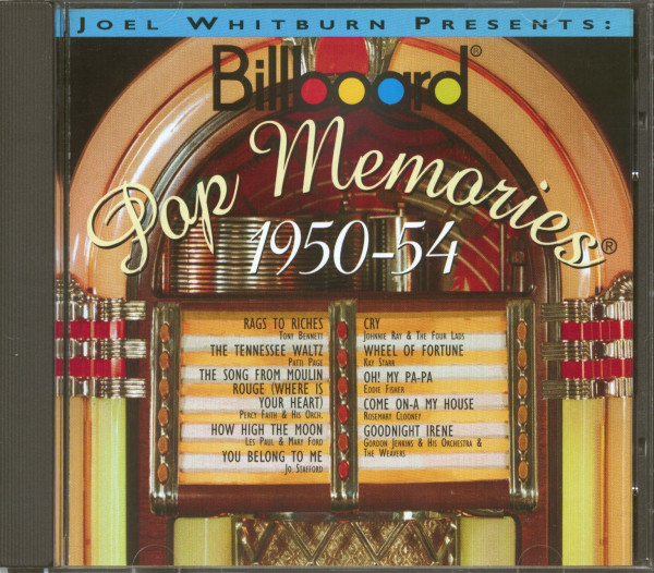 Billboard Pop Memories - 1950-1954 (CD) Billboard Pop Memories - 1950-1954 (CD)
