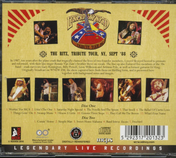 The Ritz, Tribute Tour, NY, Sept. '88 (2-CD)