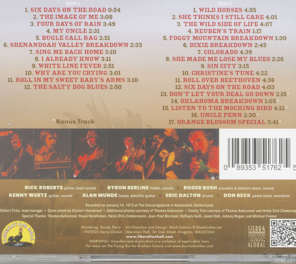 Live In Amsterdam 1972 (2-CD)