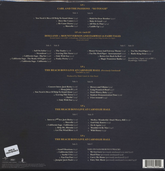 Sail On Sailor (5-LP + 1 Single 7inch, Super Deluxe Edition)